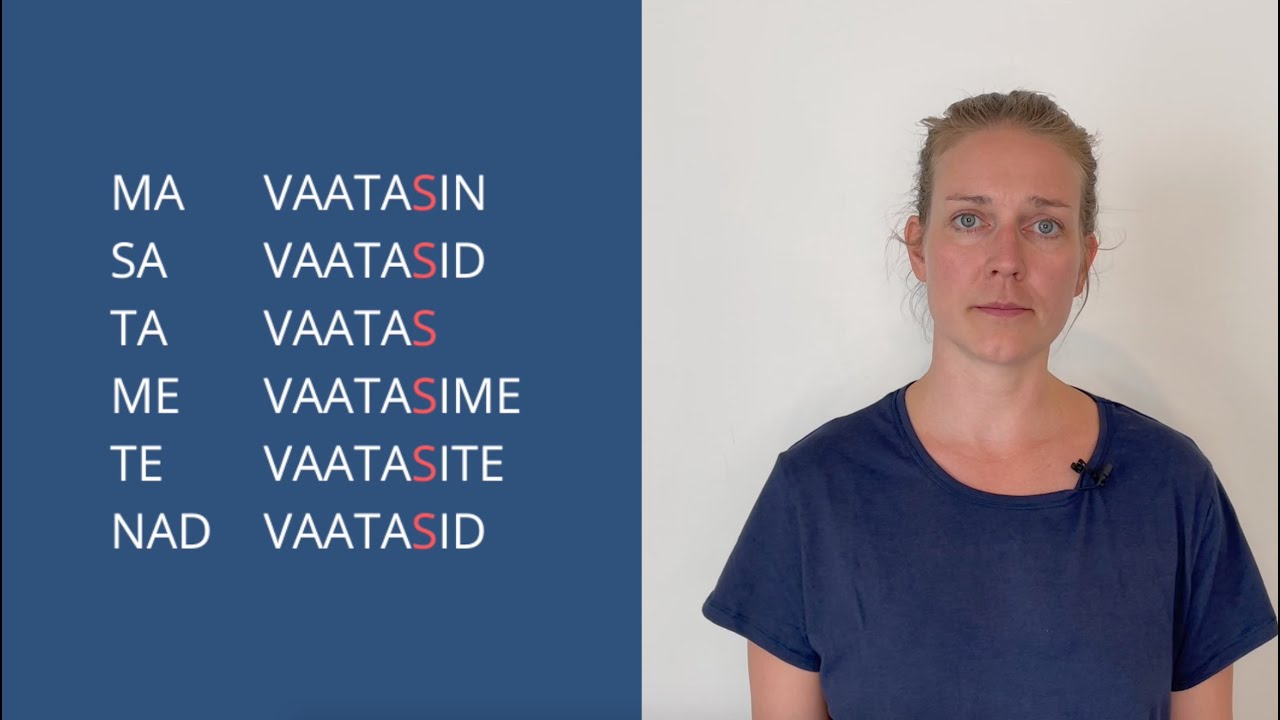 Learn Estonian Language: Past Simple (Part I)