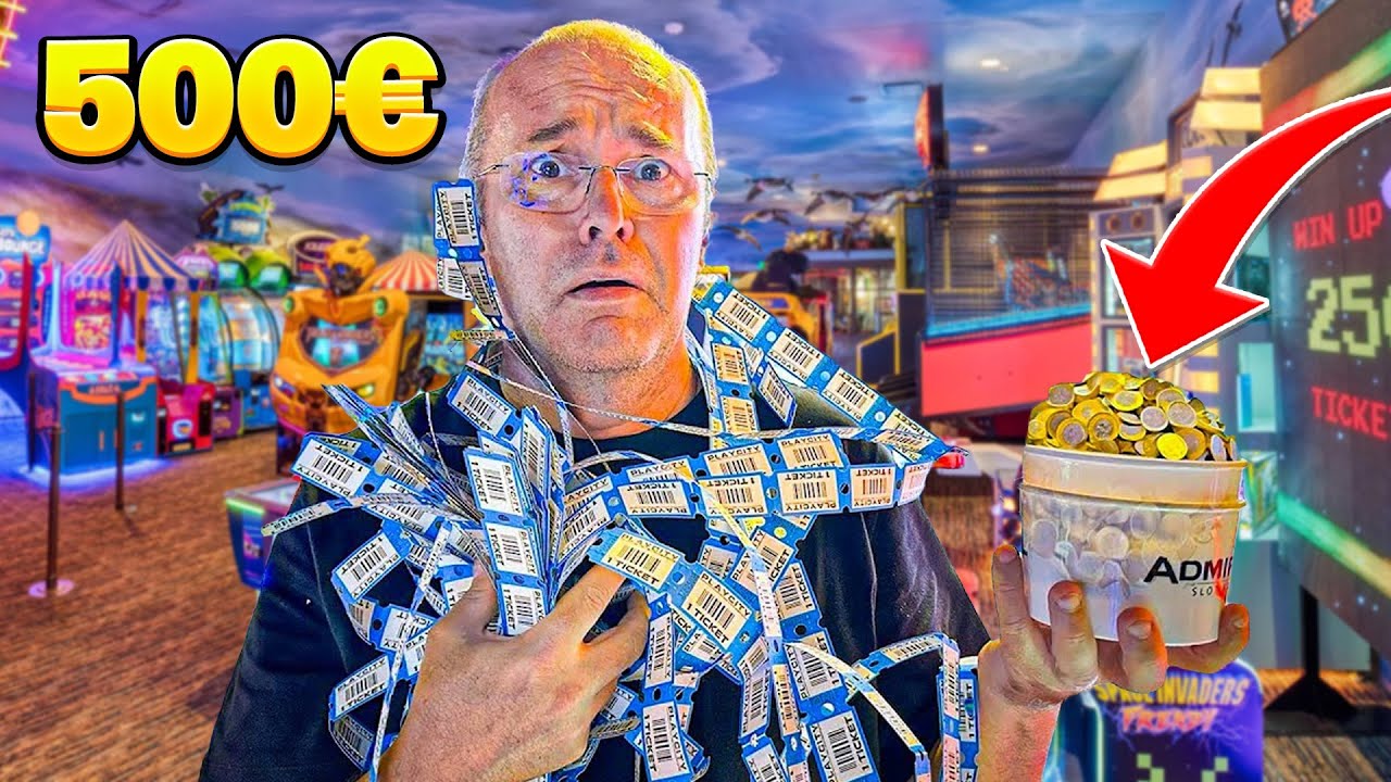 PAPÀ HO SPESO 500 EURO alle MACCHINETTE in SALA GIOCHI e.. *REAZIONE ASSURDA*