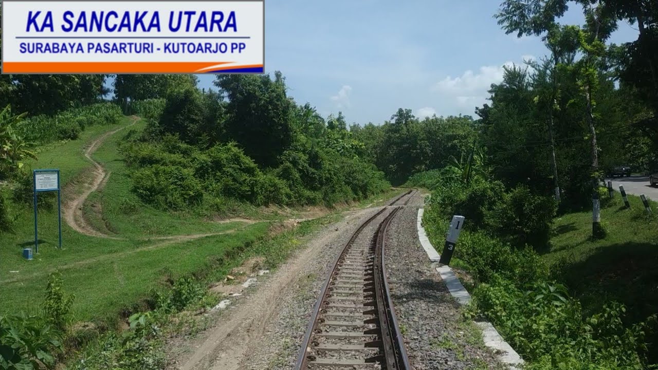 Full backride di jalur kereta yang baru hidup kembali (Gambringan-Gundih) dengan ka Sancaka Utara