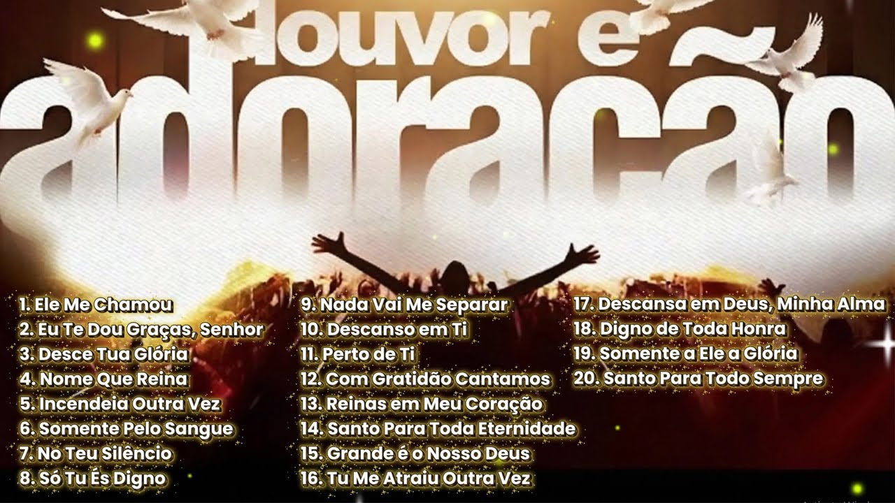 Ele Me Chamou 💖🙏 Adoração Noturna 💖🙏 Playlist Gospel para Dormir em Paz e Fortalecer a Fé