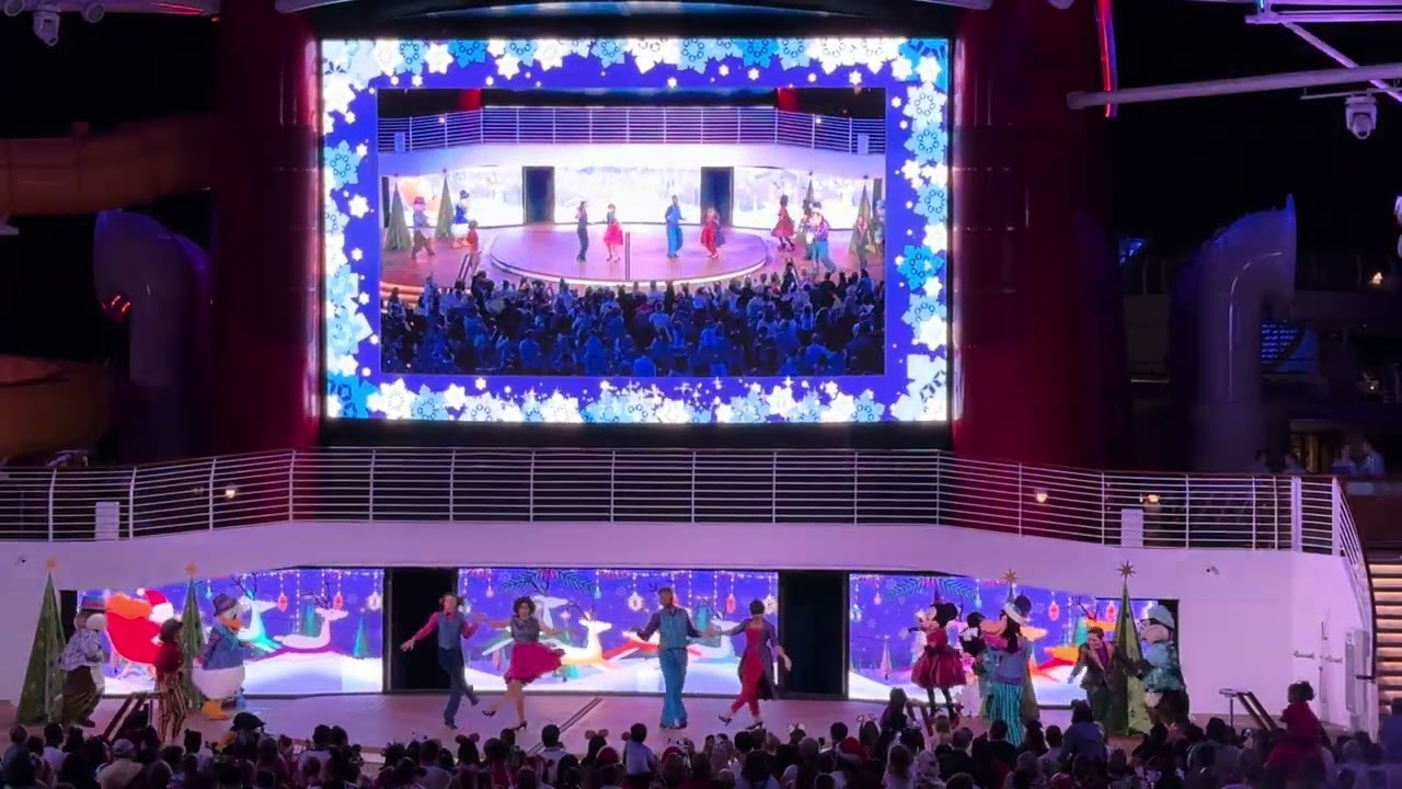 Mickey & Minnie’s Holiday Party Disney Cruise Line Disney Wish Very Merrytime Cruise