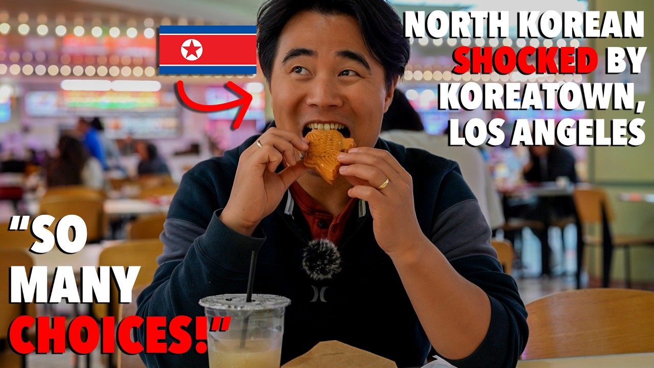 North Korean Travels to Korea Town Restaurant & Mall in Los Angeles