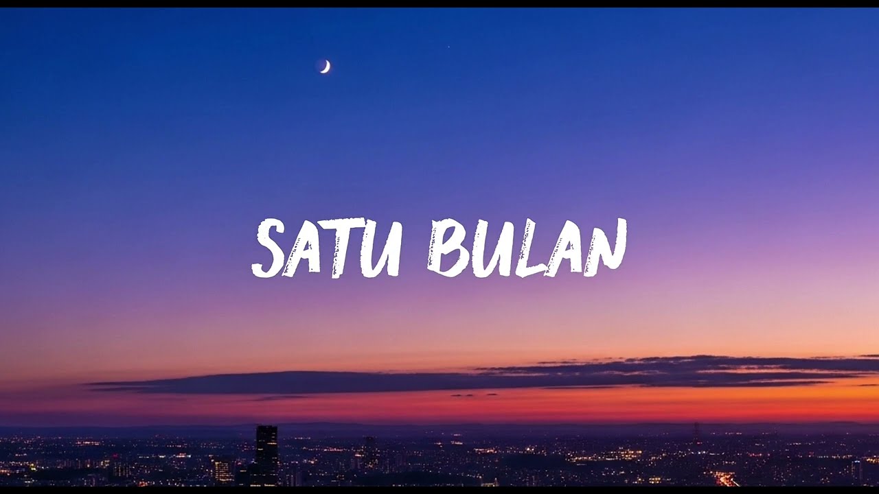 Satu Bulan - Bernadya (Lirik lagu) | Cover by Sunlik
