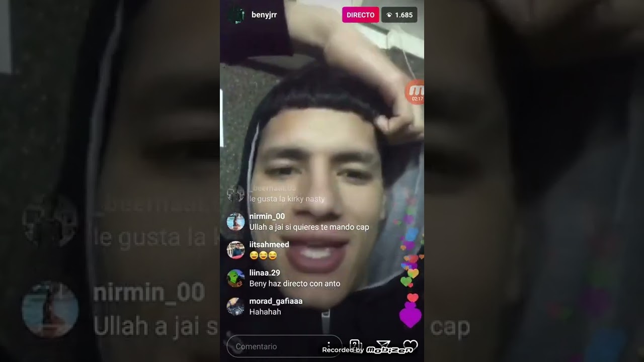 Beny Jr & Morad | Grabando una canción en el Estudio | 2022 | [IG Live]