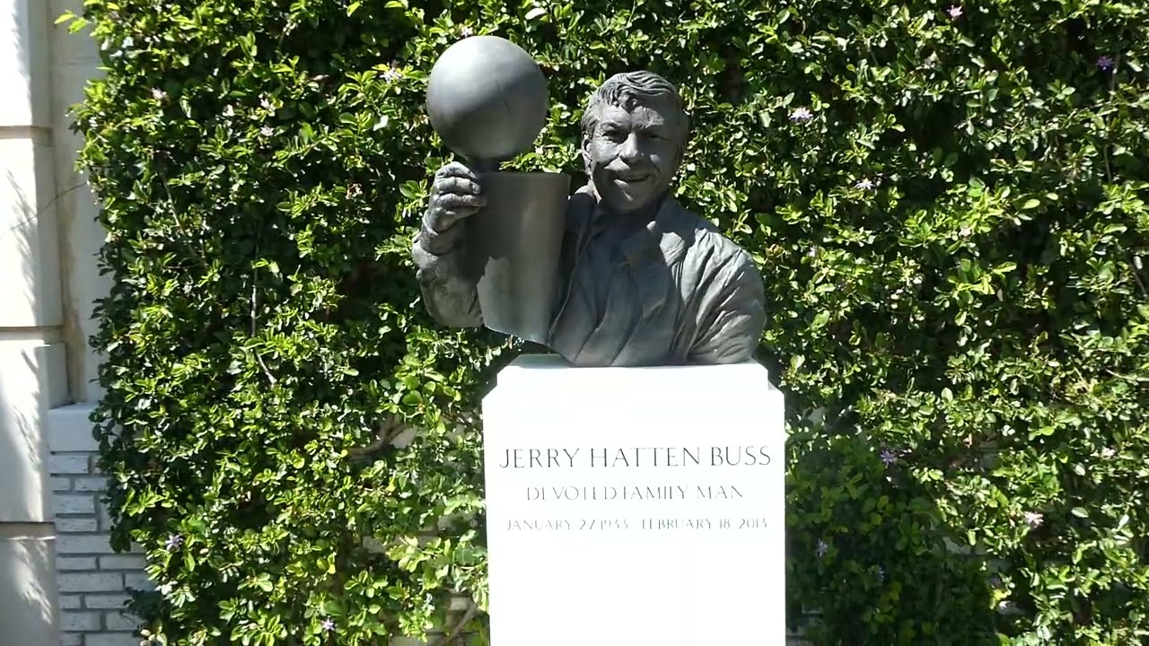Jerry Buss Grave Forest Lawn Hollywood Hills Memorial Park Los Angeles California April 14, 2026