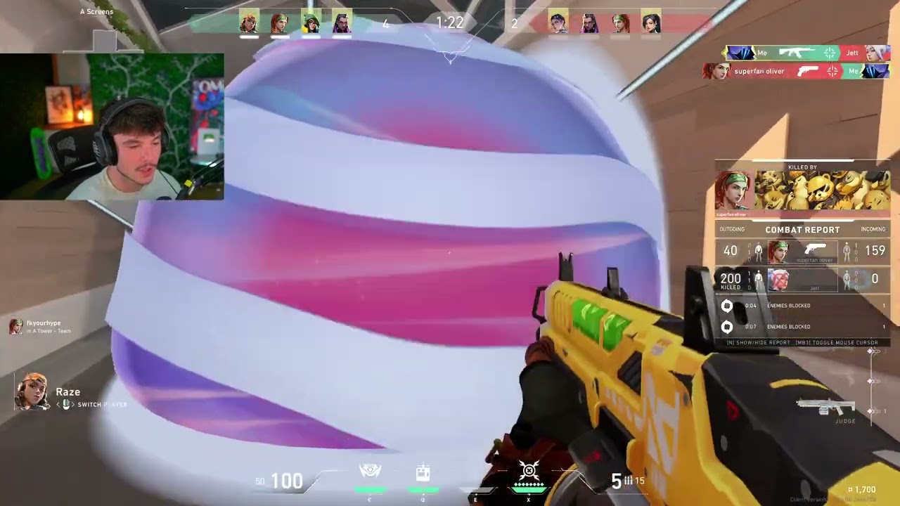 THE BEST OMEN IN THE WORLD - FLEXINJA ! MVP! OMEN VALORANT GAMEPLAY [ FULL MATCH VOD ]