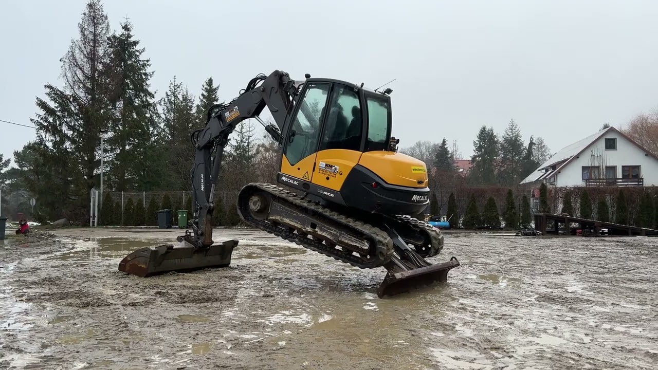 MECALAC 10 MCR KOPARKA GĄSIENICOWA  2015R. KM MASZYNY BUDOWLANE WWW.KMRENT.PL 56-300 MILICZ