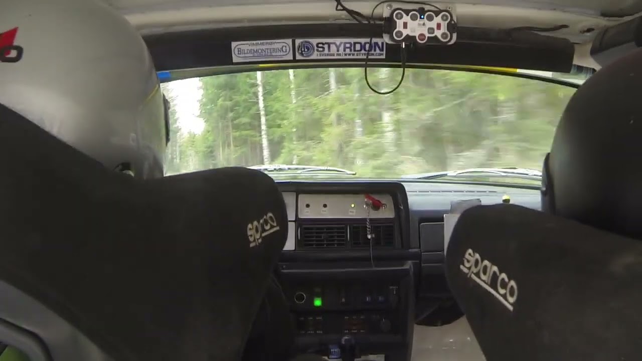 zabra rallyt 2022 ss4 Morgan Olsson vimmerby ms Volvo 240 app k