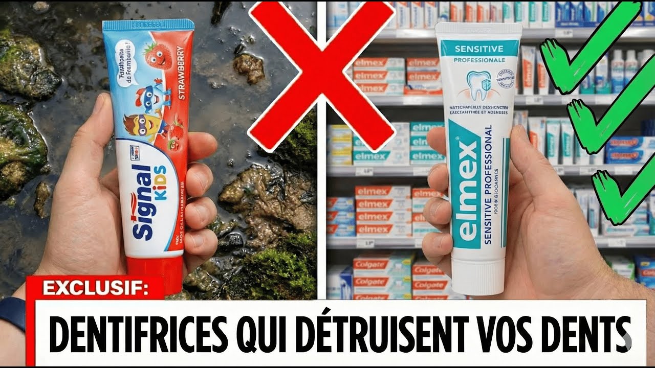 7 Pâtes à Dents Qui Détruisent Vos Dents (Dioxyde de Titane, Microplastiques…)