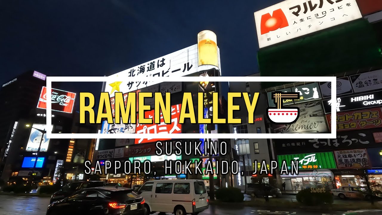 Famous Ramen Alley in Susukino, Sapporo! Was it worth the trip? Let&rsquo;s find out | Hokkaido, Japan