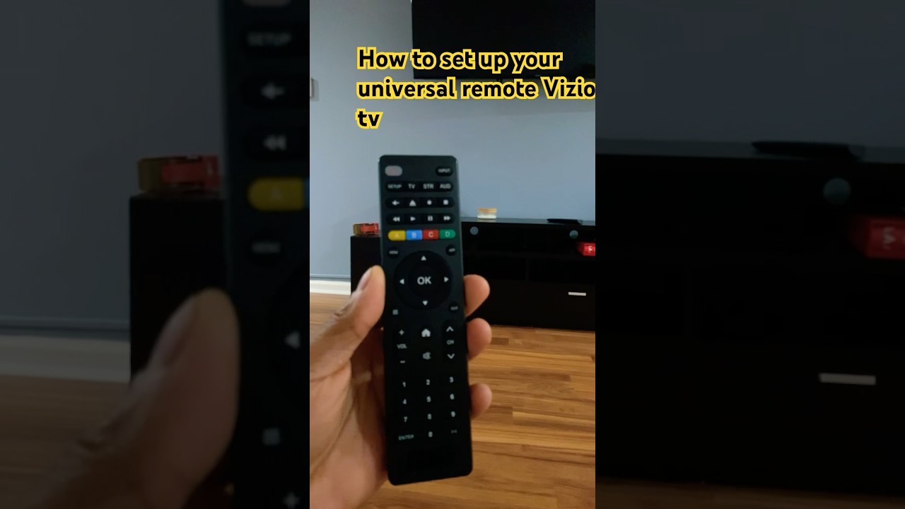 How to set up your universal remote  Vizio tv #Remote #vizio #viziotv #universalremote