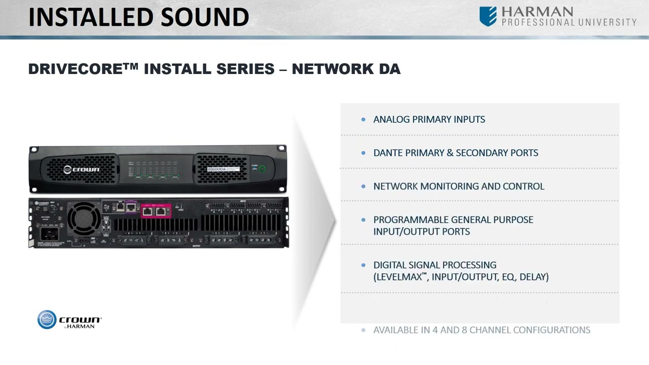 BSS | Getting to Know Amplifiers   Audio Design Essentials