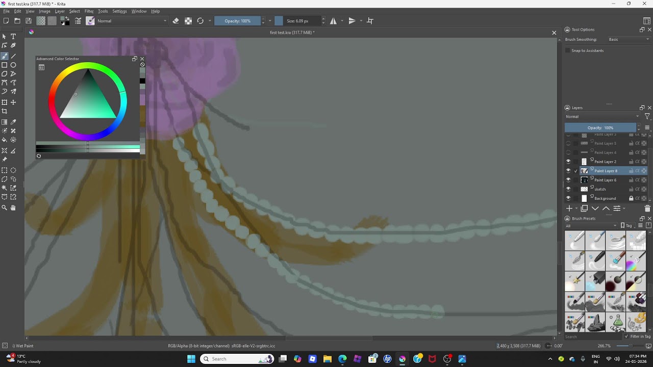 Follow me as I draw with a mouses for the first time! P.T 3