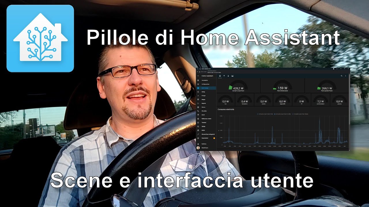 Scene e interfaccia utente di Home Assistant