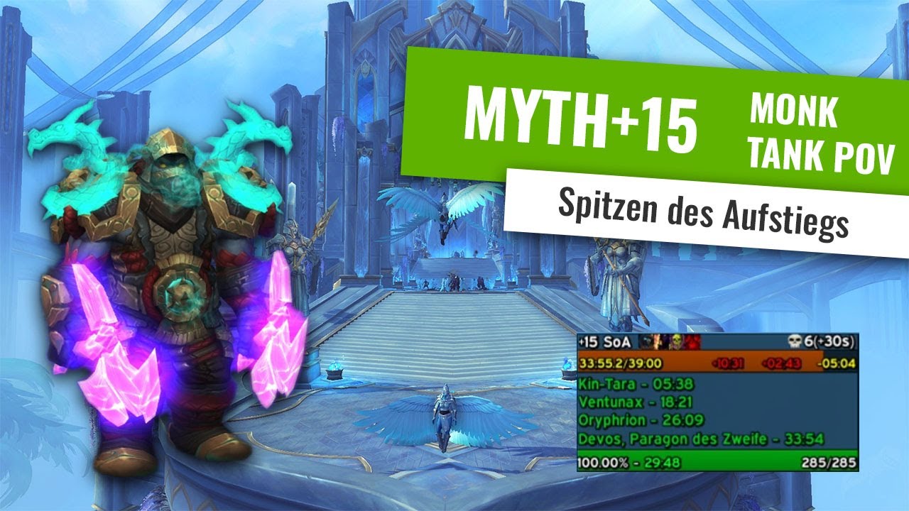 Mythisch +15 Spitzen des Aufstiegs - in time - Braumeister Mönch PoV