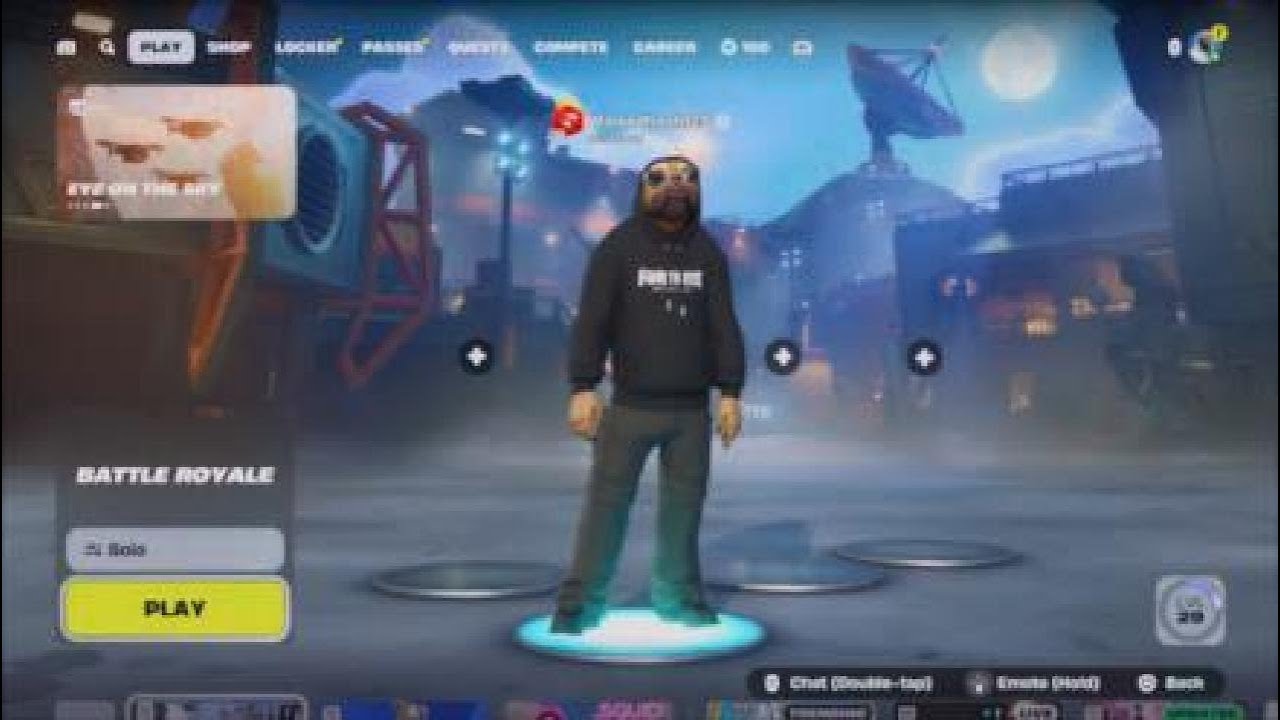 Trying to get a win in Battle Royale, did not end well.