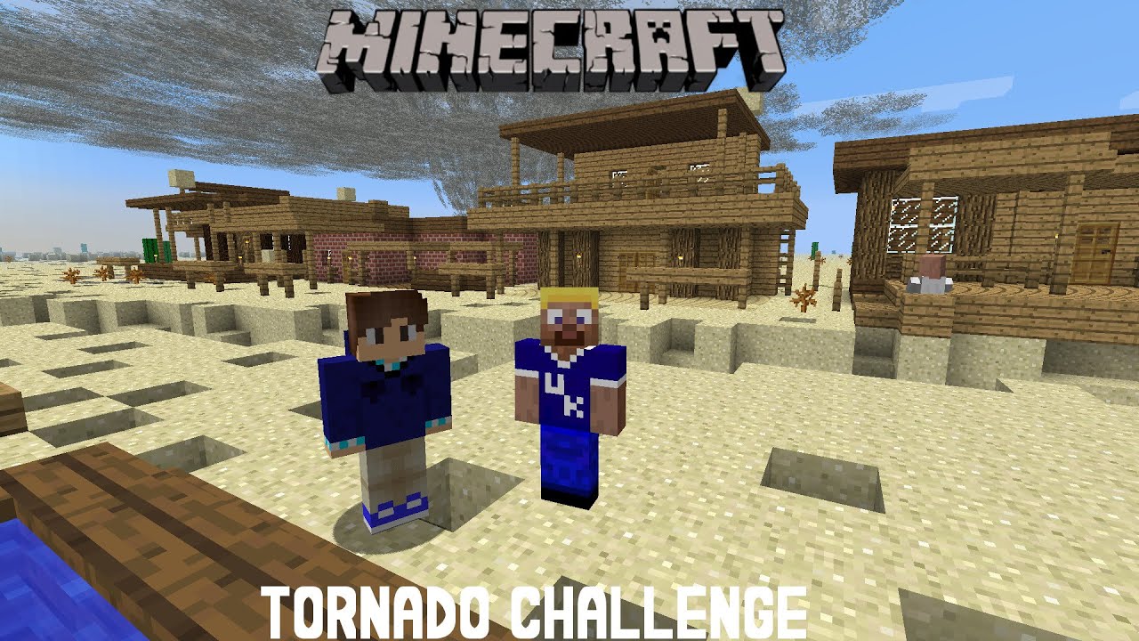 Minecraft Tornado Challenge #3: The Old West w/ Poisonous Cookie