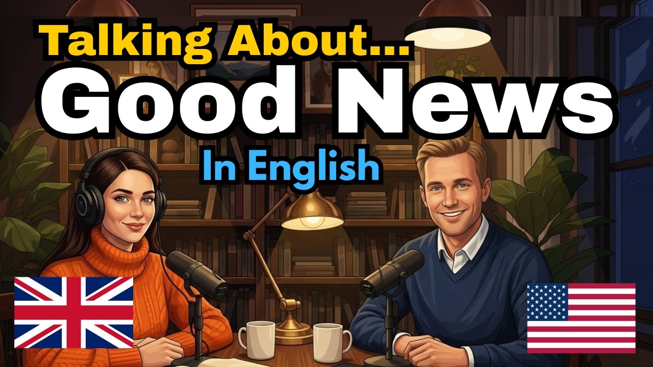 How to Talk About Your Good News in English | Easy English Conversation Practice