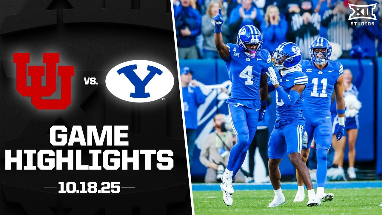#23 Utah vs. #15 BYU Game Highlights | 2025 Big 12 Football