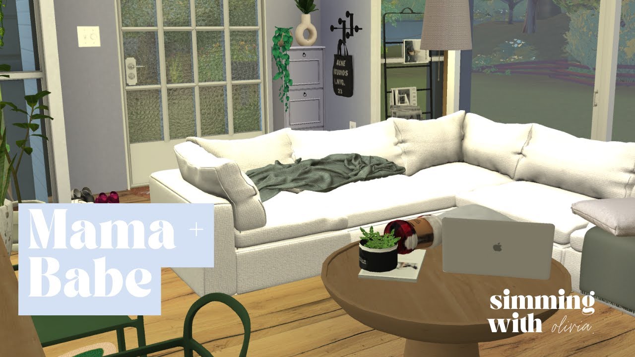 Mama + Babe | Lo-Fi Sims 4 CC speed Build | Sims 4 |