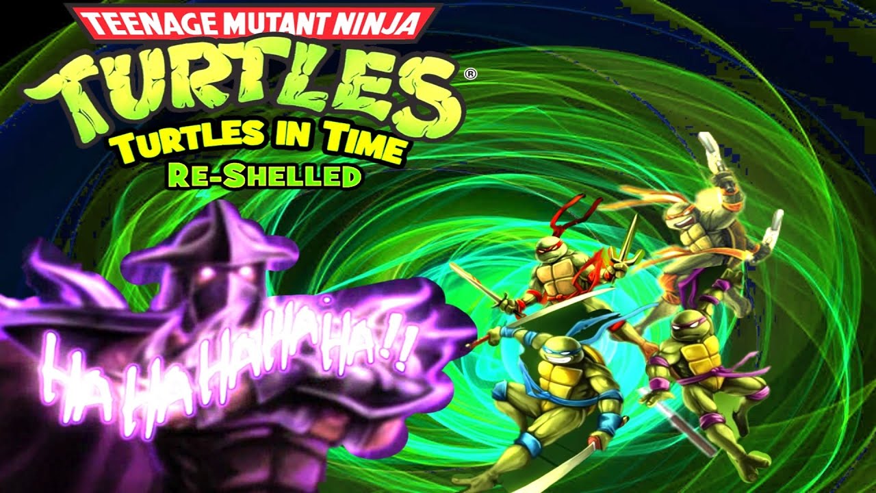 TMNT Turtles In Time Re-Shelled Full Game Gameplay Walkthrough 4 Players Coop No Commentary