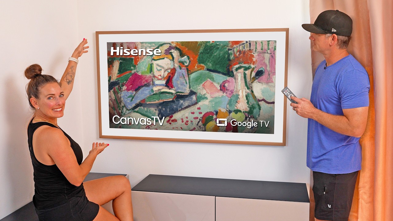 Hisense Canvas S7N &mdash; новый телевизор для просмотра произведений искусства.