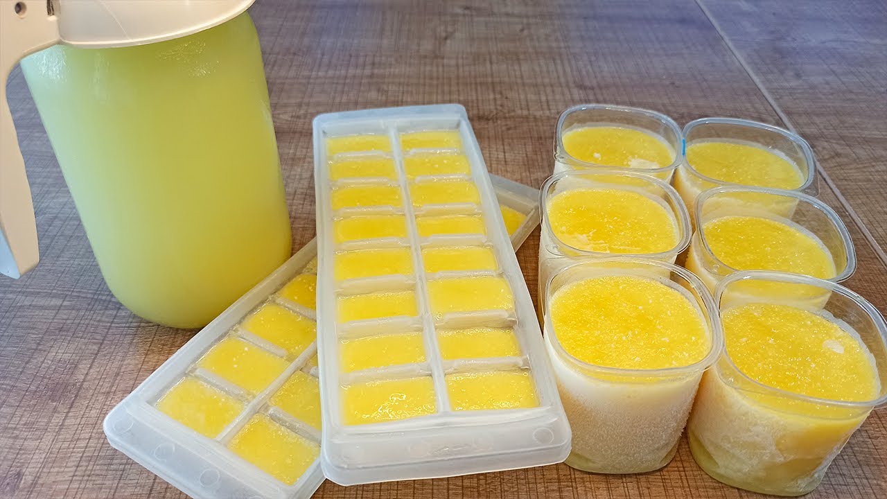 Buzluğunuzdan Eksik Etmiyeceginiz 🍋 Hakiki Konsantre Limonata Tarifi | Emine'nin Köy Mutfağı