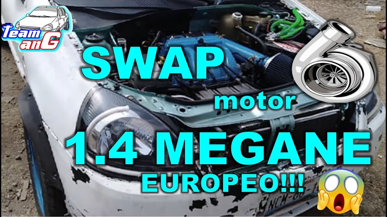 Swap a platina. Motor de megane 1.4 lts 16v