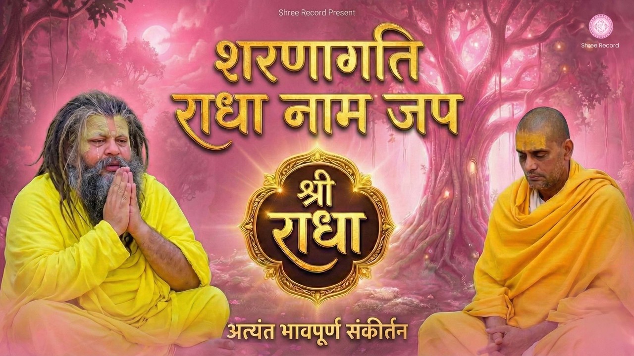 शरणागति मंत्र राधा नाम जप | Radha Naam (Unplugged) | Premanand Ji Maharaj | Shree Record