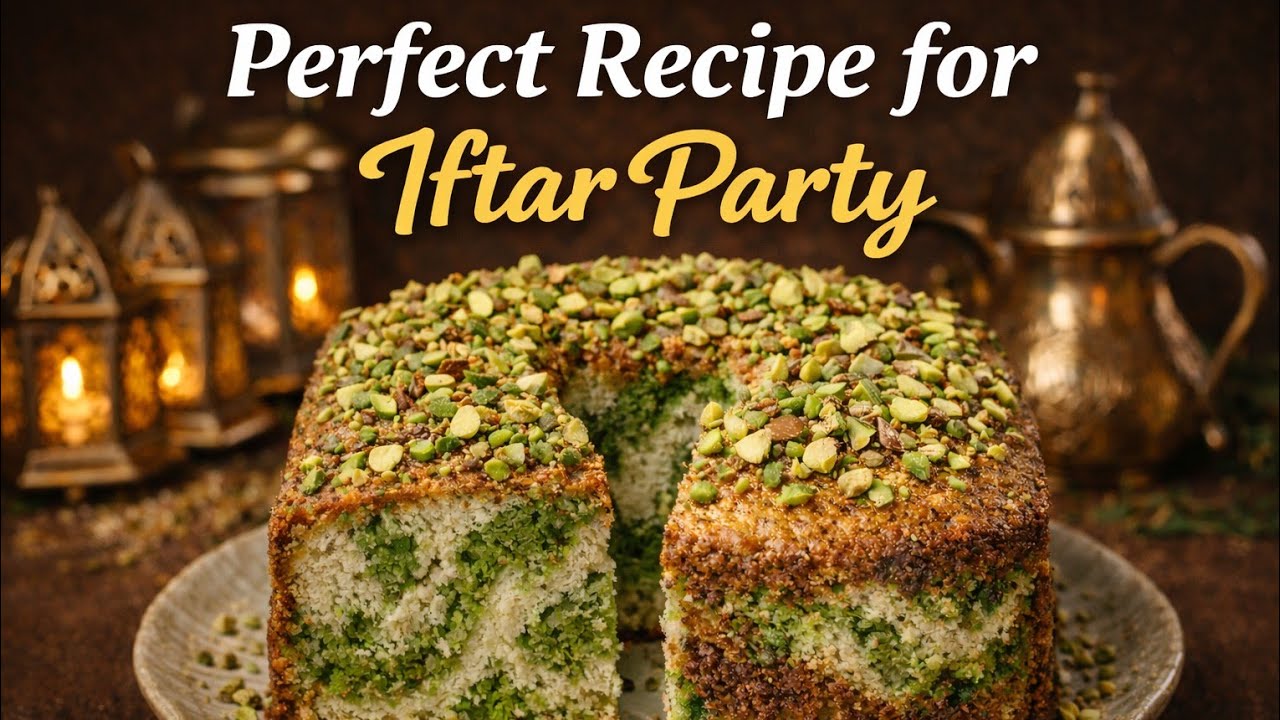 Eid Special Pistachio Cake Recipe | Perfect Dessert for Eid Parties & Iftar 🌙💚