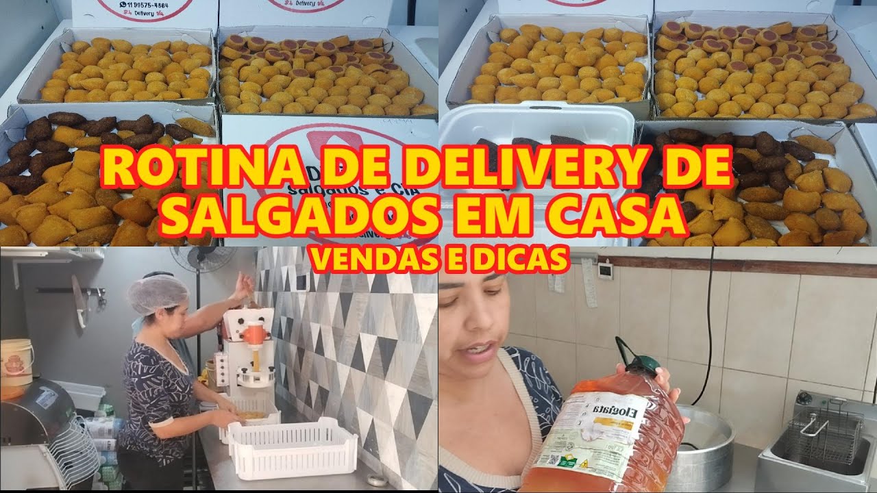 ROTINA DE DELIVERY DE SALGADOS EM CASA - VENDAS NO IFOOD, VENDAS NO CARD&Aacute;PIO, DICAS E PRODU&Ccedil;&Atilde;O