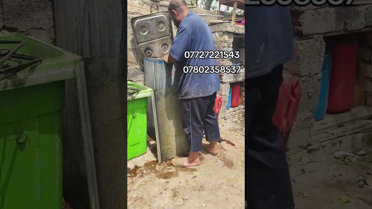 هاذ طباخ جابوليه انظفه وحطله جامه وشوفو شلون صار بخير وعلي النجار كلشي و كلاشي وهاذ رقمي07727221543📞