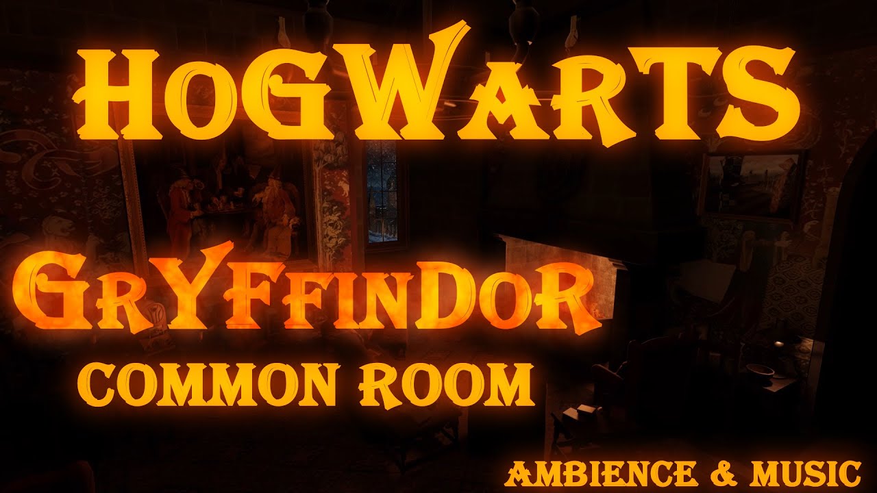 Harry Potter |  Gryffindor Common Room | Winter Ambience & Music