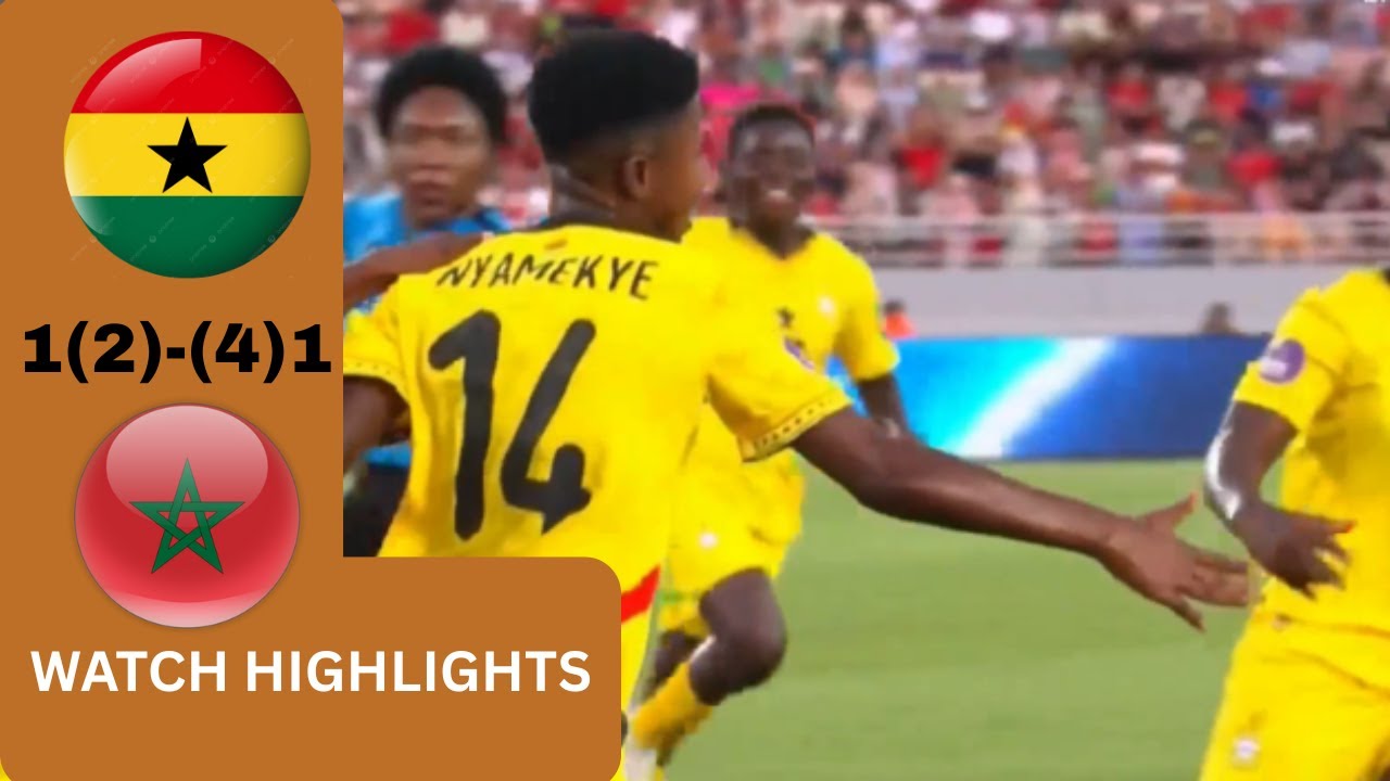GHANA VS MOROCCO(1(2)-(4)1)-WAFCON 2024-GOALS&HIGHLIGHTS + PENALTIES SHOOTOUT