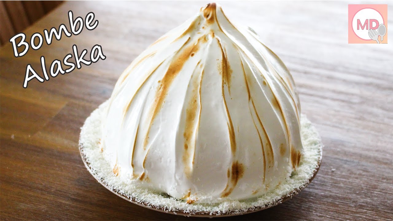 La bombe glacée Alaska (dessert de nouvel an facile)