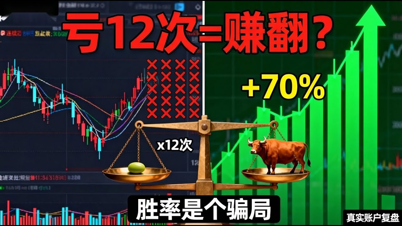 止损12次还能赚70%？揭秘专业交易员&ldquo;亏小赚大&rdquo;的终极心法