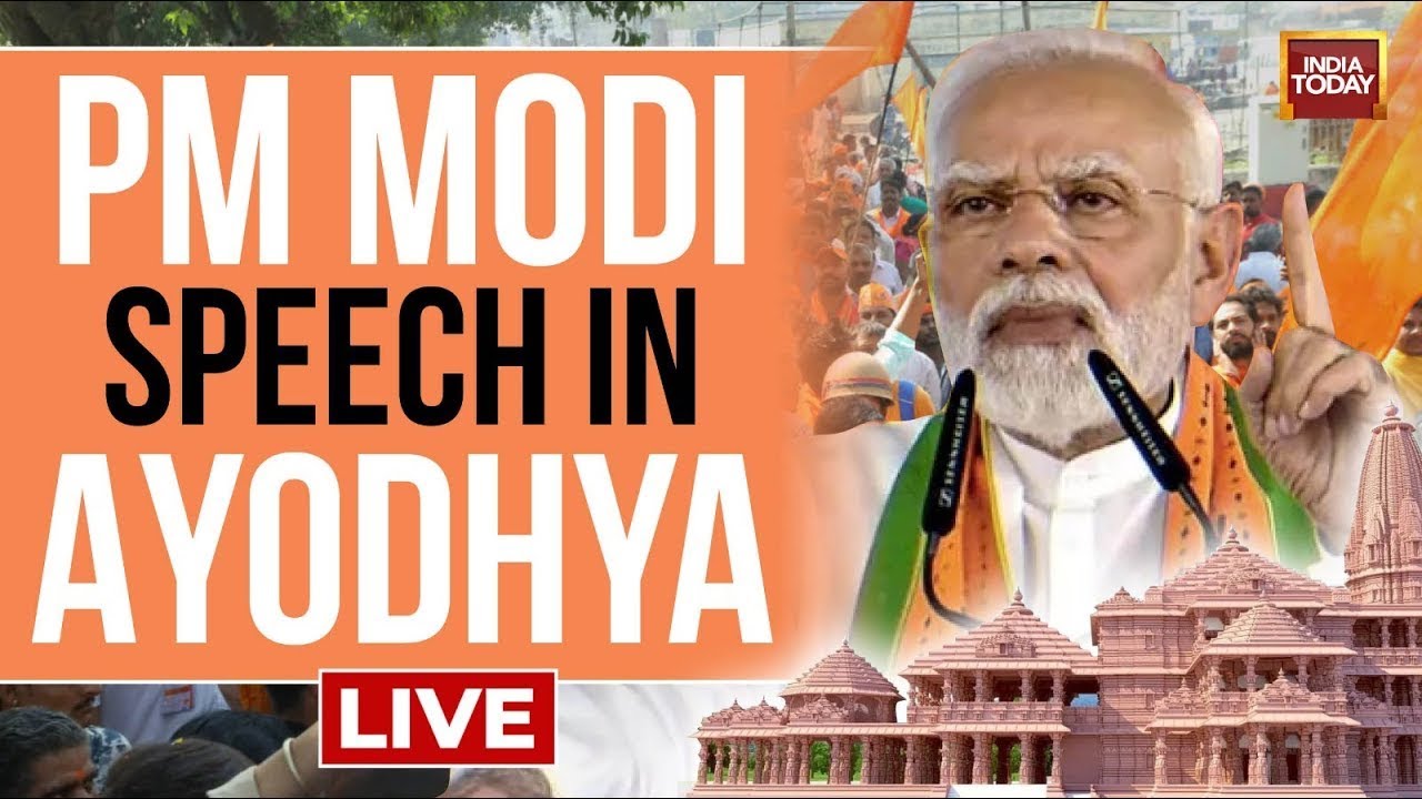 PM Modi Speech LIVE: PM Modi Speech LIVE In Ayodhya Ahead Of Ram Mandir Inauguration | PM Modi News