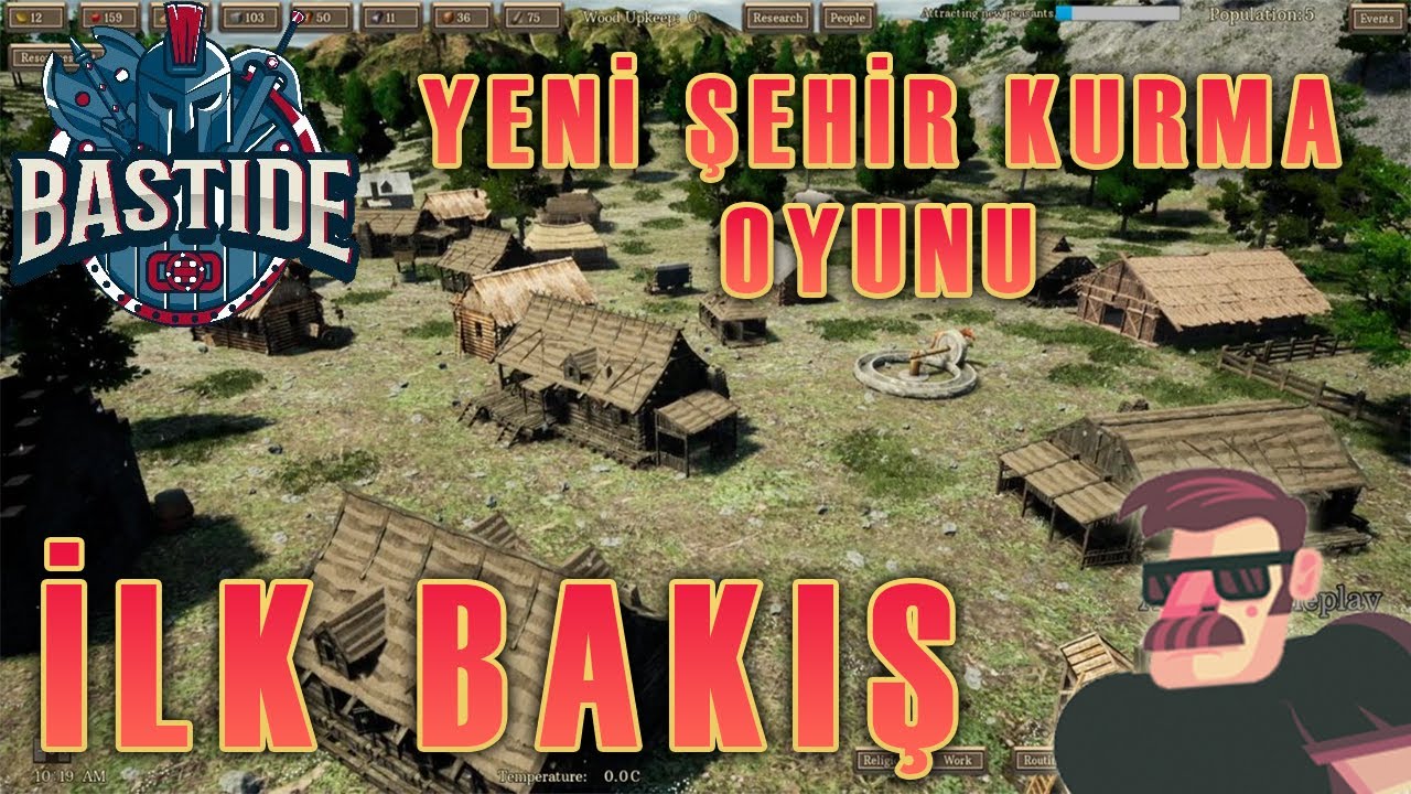 Bastide Yeni Şehir Kurma Oyunu | T&uuml;rk&ccedil;e Oyanış | İlk Bakış | Nasıl Oynanır