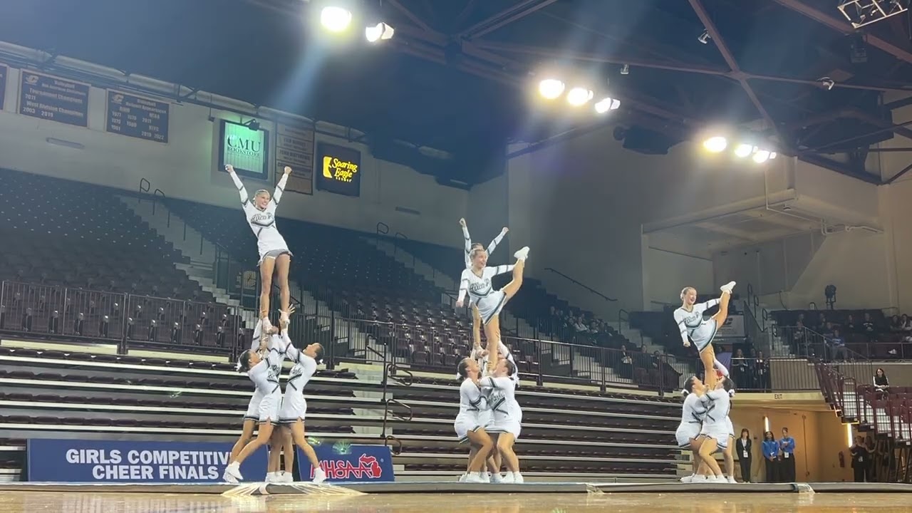 Watch first place Allen Park’s 2026 MHSAA Cheer Finals round 3