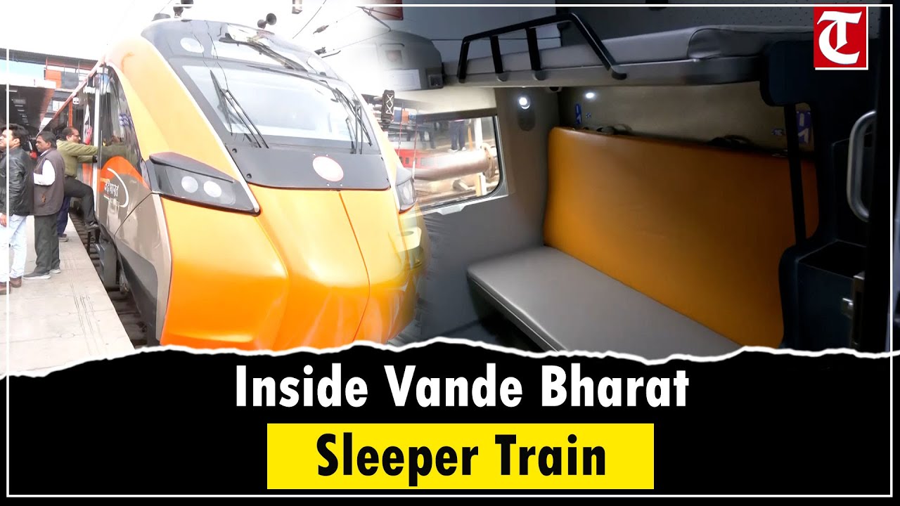 Delhi: First Look Inside Vande Bharat Sleeper Train with Modern Comforts