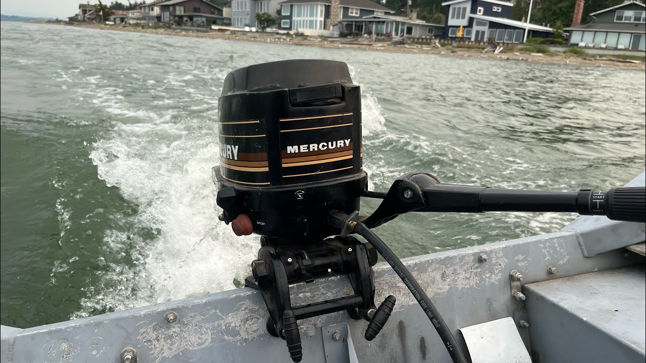 1984 Mercury 4.5hp GPS speed run