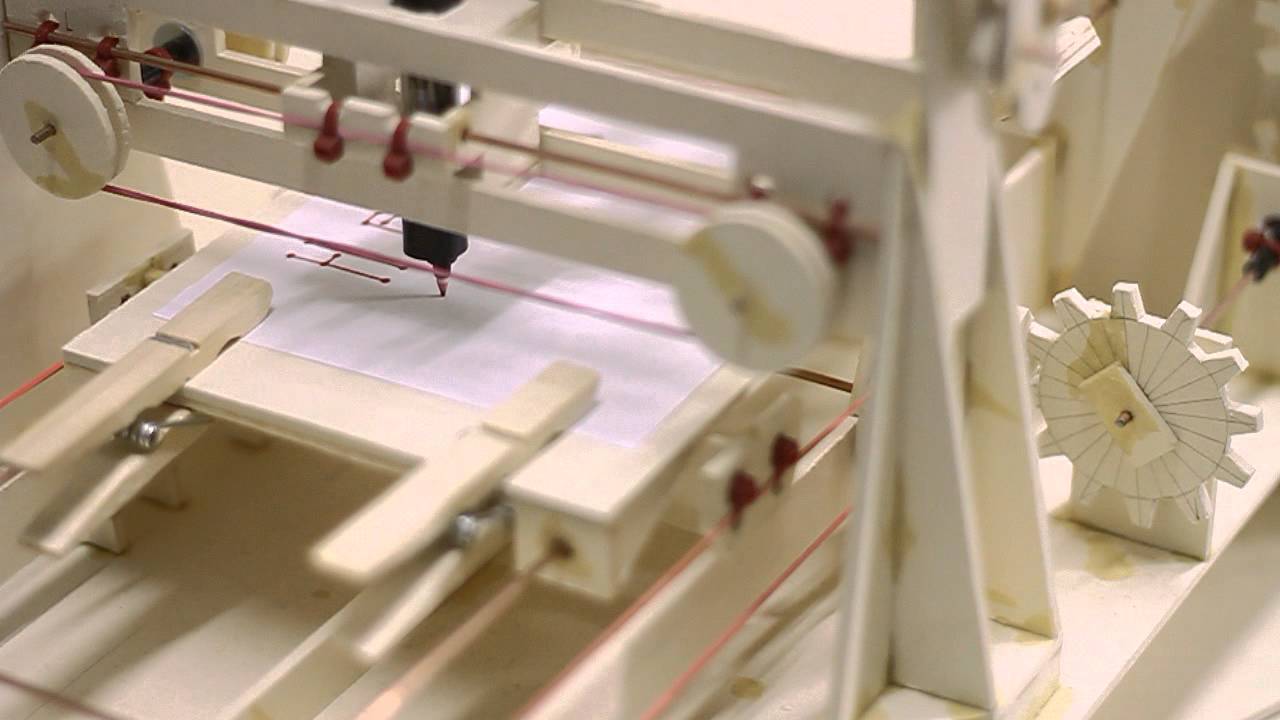 Plotter made out of cardboard