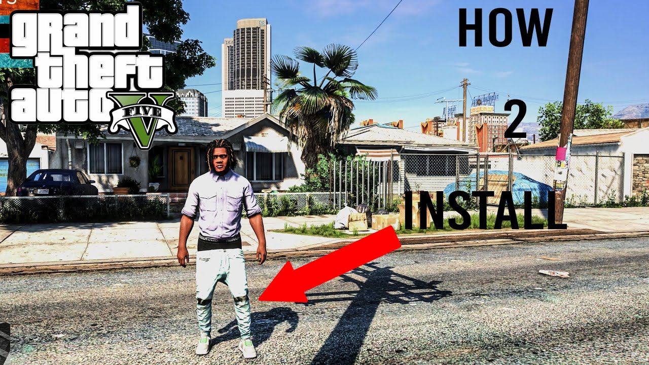 как установить моды на одежду GTA V SINGLEPLAYER (2024) EASY