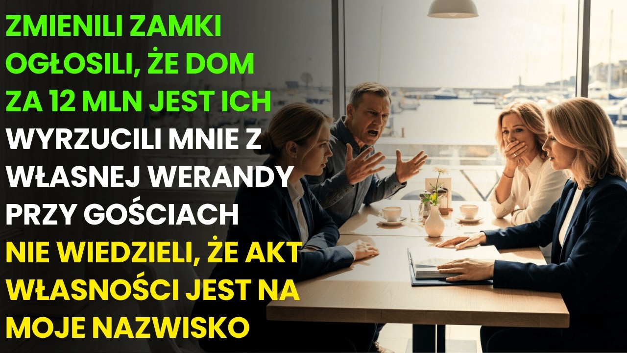 Rodzina przejęła mój dom za 12 mln zł… Dopóki prawnik nie otworzył księgi wieczystej