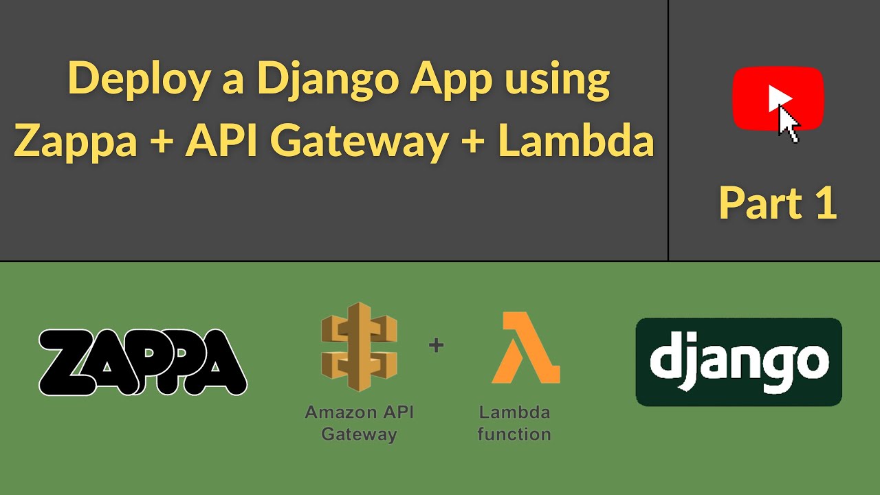 Deploy a Django App using Zappa + Amazon API Gateway + Lambda || Part 1