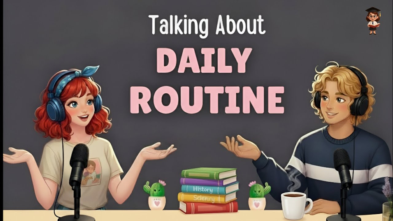 Daily Routine in English ☕️ | Learn Daily English Sentences | Spoken English Practice