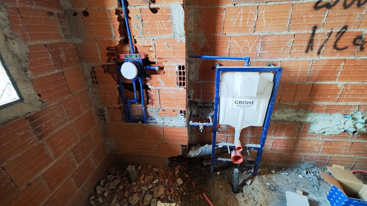 طريقة تركيب خلاط الماء المدفون من شركة غروي installation robinet thermostatique rapido smart box 