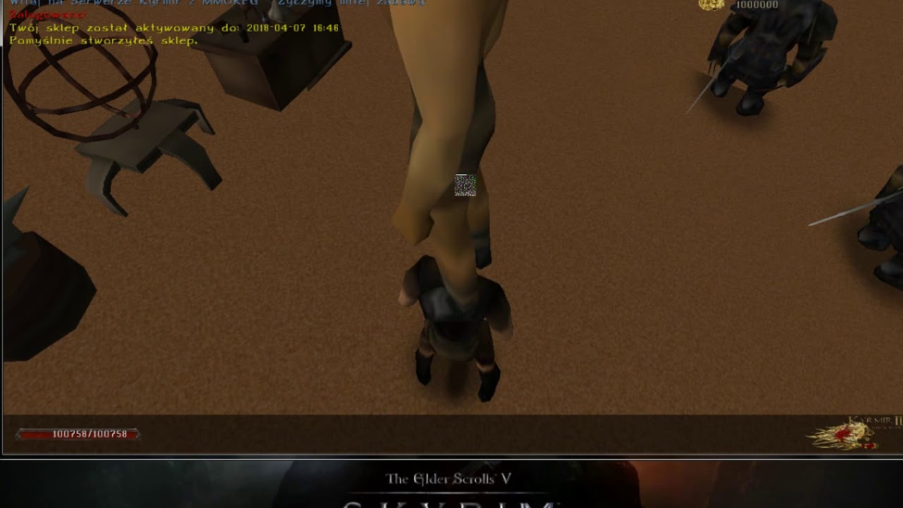 Kyrmir MMORPG Mały pokaz systemu sklep&oacute;w.