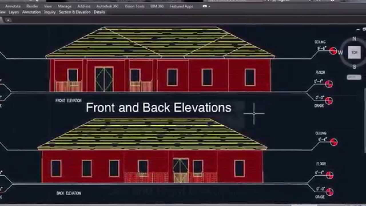 AutoCAD Architecture- A1 Floor Plan Trailer