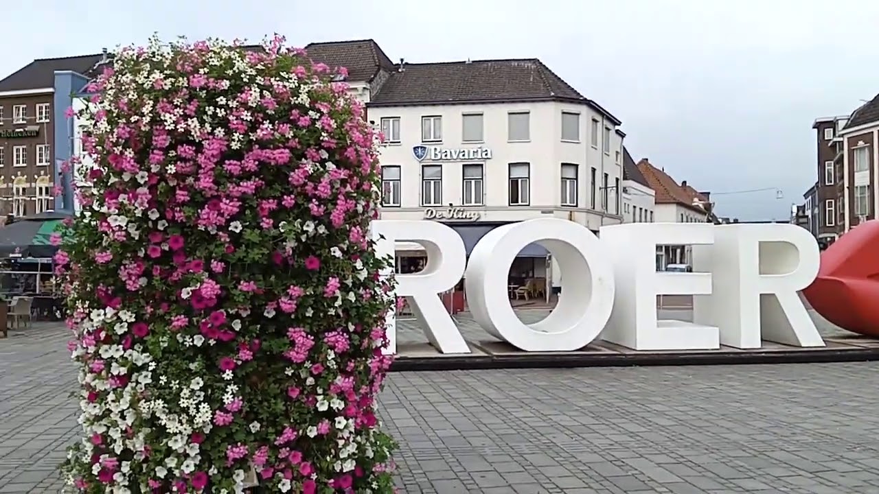 A scenic view of Roermond near Roermond Train Station
